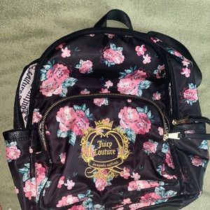 Authentic juicy couture rose backpack